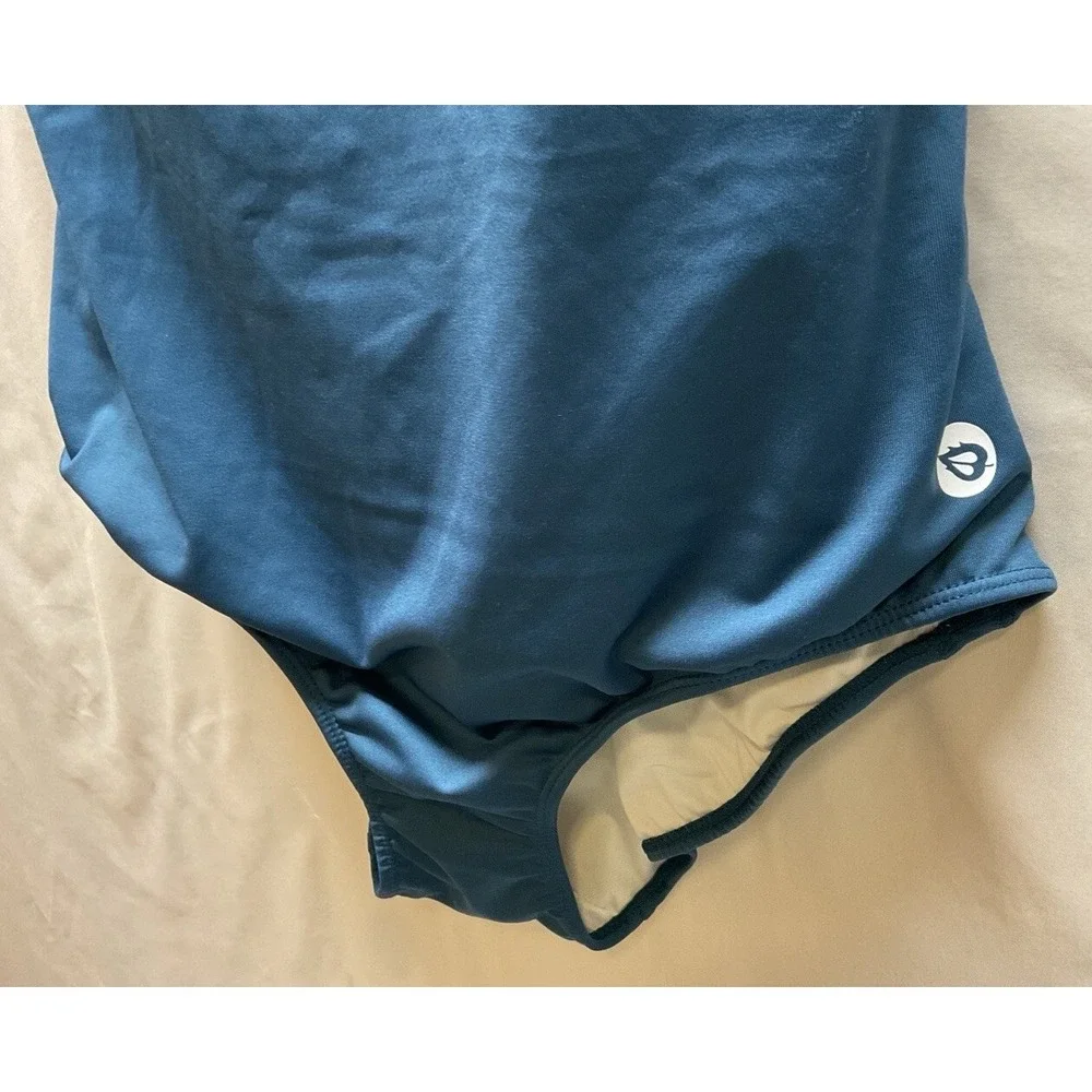 NWT Women's Baleaf Athletic‎ Training 1 Piece Swimsuit Adjustable Steel Blue 44